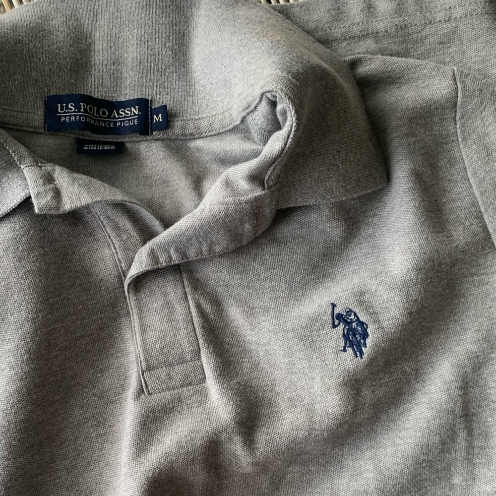 U.S. Polo Assn. Men's Gray Crewneck Sweater